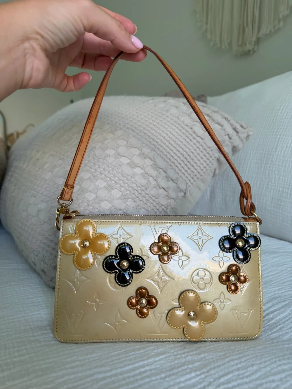 Vintage Louis Vuitton RARE Monogram Pochette Y2K Authentic w/COA